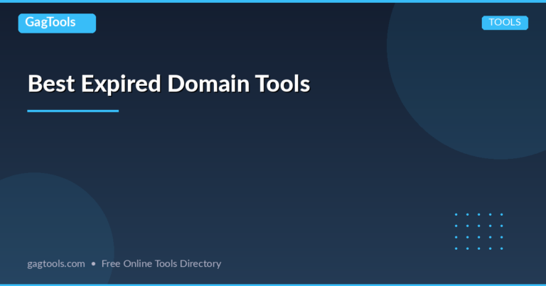Best Expired Domain Tools