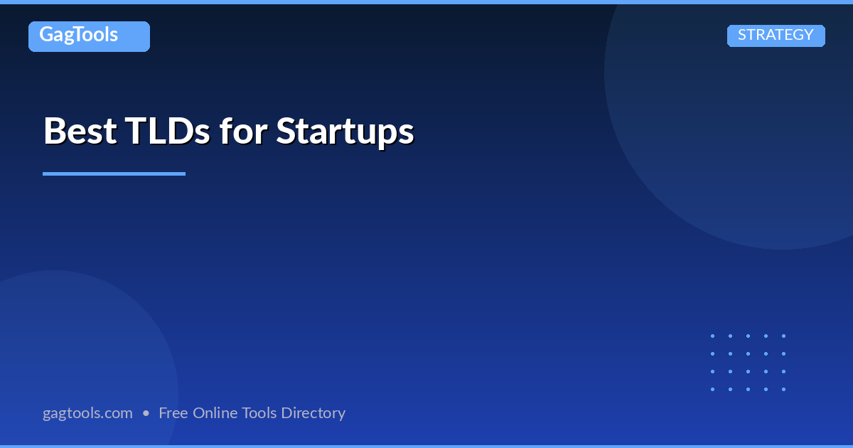 Best TLDs for Startups