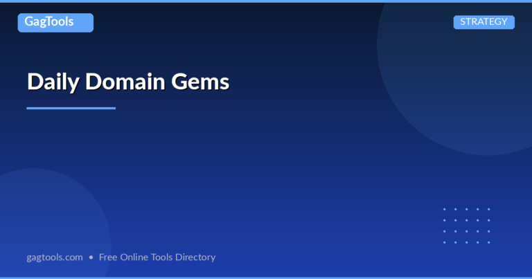 Daily Domain Gems