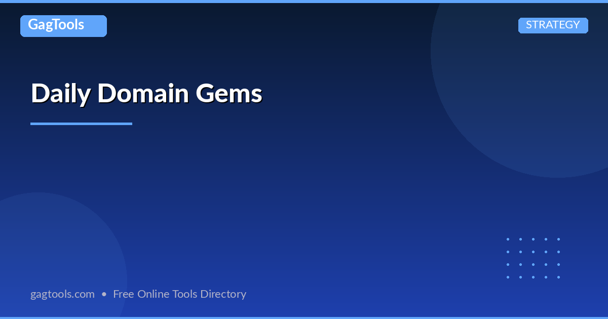 Daily Domain Gems
