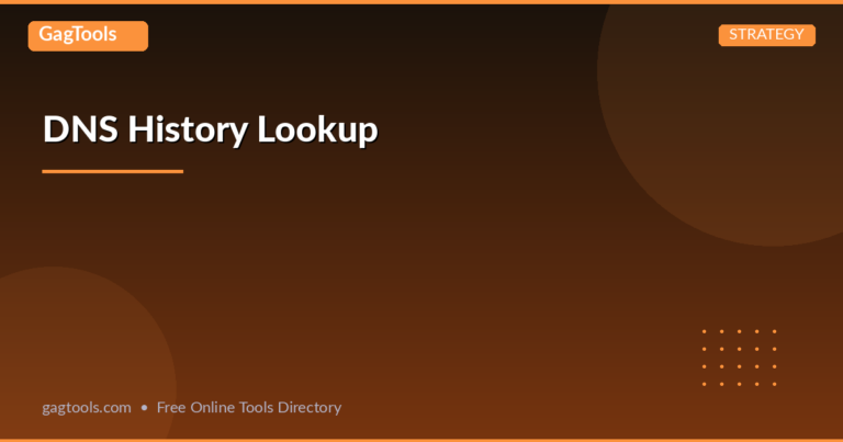 DNS History Lookup