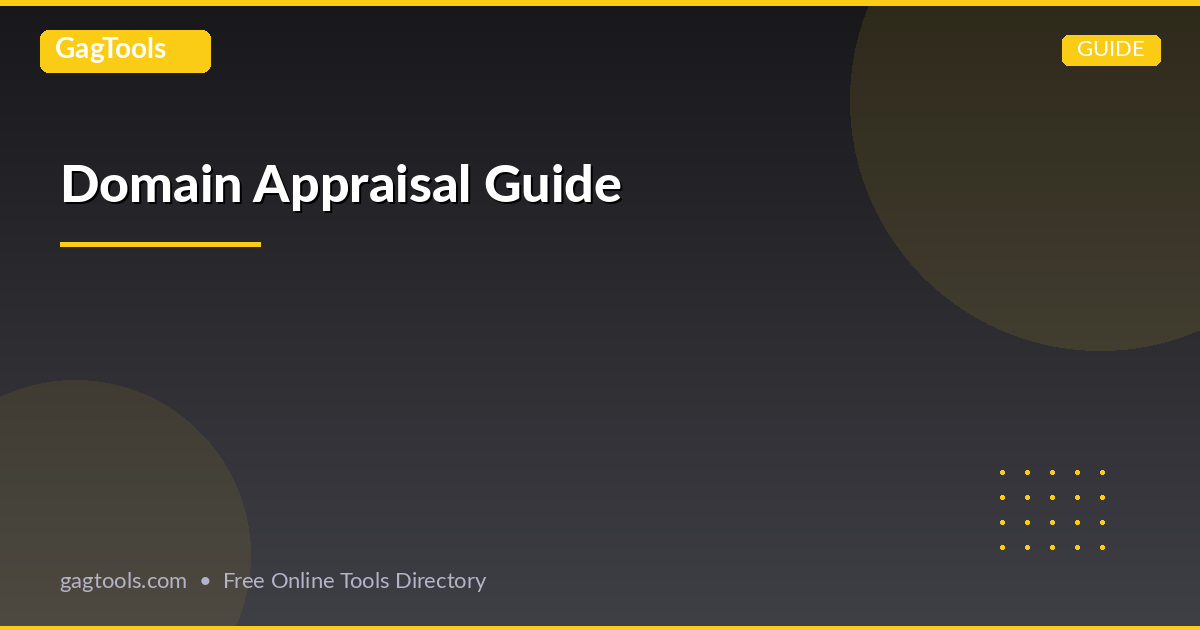 Domain Appraisal Guide