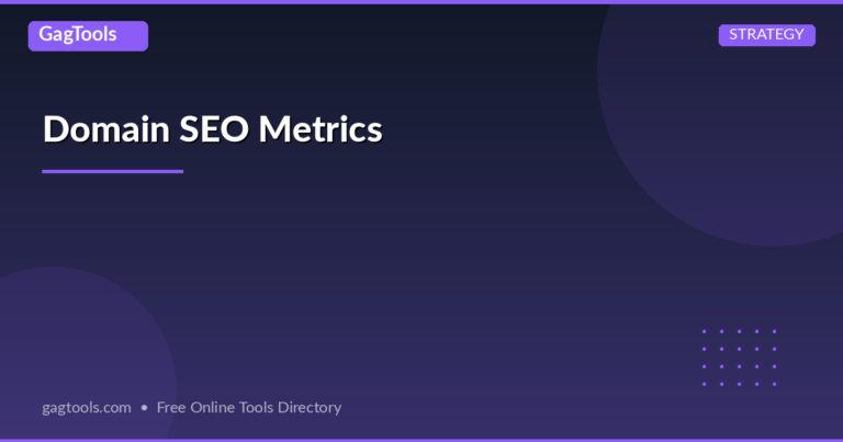 Domain SEO Metrics